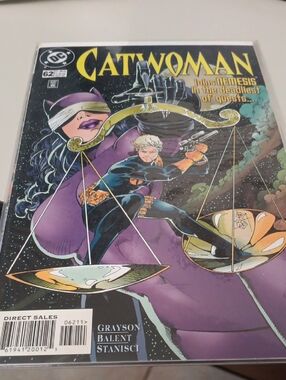 DC Comics Catwoman Comic  in Purple, Yellow, Black
